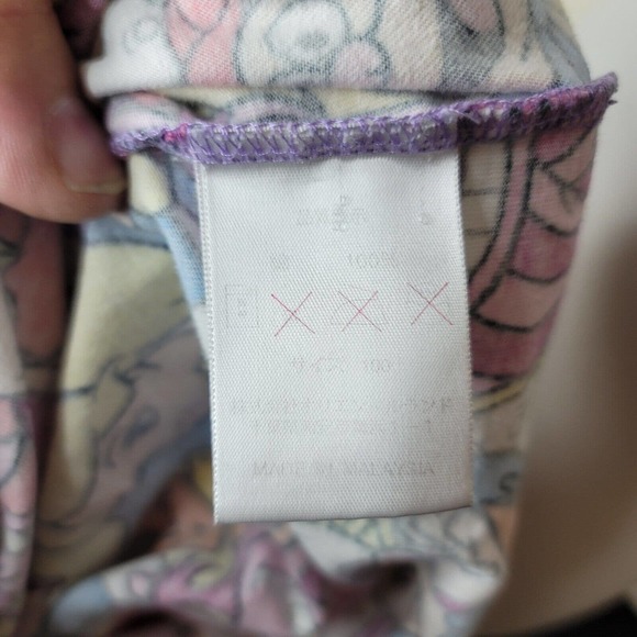 Disney Tokyo Resort Disneyland Alice In Wonderland All Over Print T-Shirt Girls - Picture 5 of 5